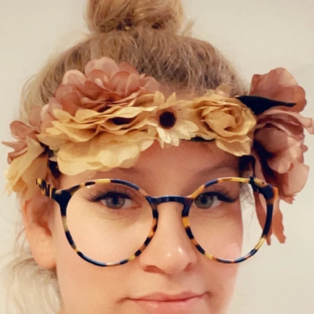 Floral crown headband